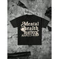 100%25 Cotton T-Shirt MENTAL HEALTH MATTERS Printed Short-Sleeved T-Shirt. Men's Summer Round Neck Short Sleeve T-Shirt, Fashion Printed T-Shirt,100%25 Cotton,Casual Summer T-Shirt with Crew Neck,Perfect Gift For Friends & Family,Lounge & Casual Attire