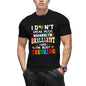 I Dont Speak Much Brilliant Autism Autistic Gift T-Shirt