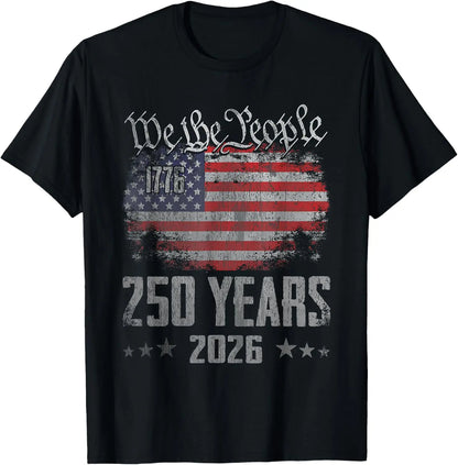 250 Years American 250th Anniversary USA Patriotic 4th July T-Shirt