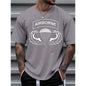 Mens Clothes, T Shirts for Men, Casual Style Design with Print, 100%25 Pure Cotton Fabric, Shirts for Men, Airborne Parachute Pattern Printed Short Sleeve T-Shirt, Military Style, Crew Neck, Loose Fit, Suitable for Daily And Outdoor Wear in Summer
