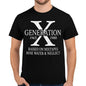 Retro Casual Short Sleeve Cotton T-Shirt for Gen X Raised on Mixtapes Hose Water and Neglect