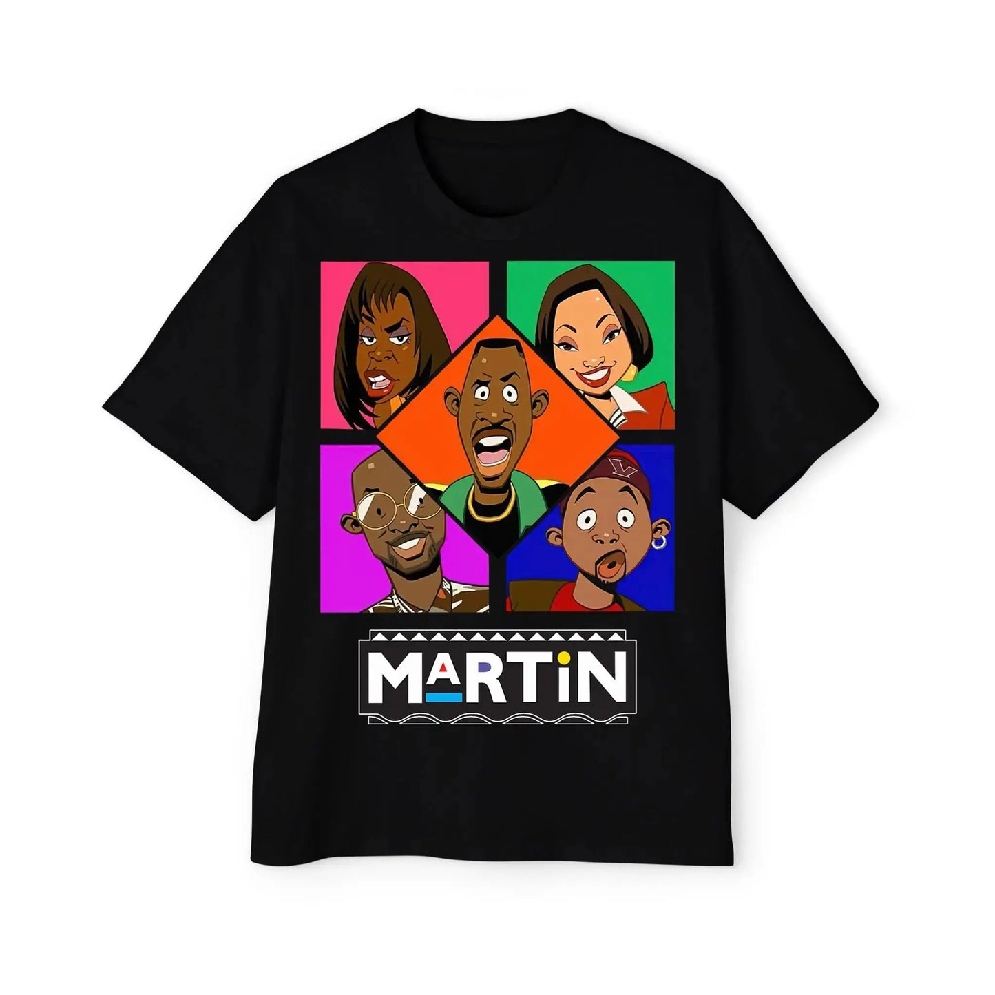 [100%25 Cotton] Martin TV Show Cartoon Vintage T-shirt, Martin Unique Shirt, TV Series Shirt, Martin Payne Shirt, Martin Lawrence Shirt summerwins