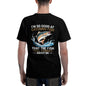 Men's Funny Fishing T-Shirt I Fish So Well The Fish All Tell Stories with Jumping Fish Graphic Lightweight Breathable 100%25 Cotton All-Season Casual Outdoor Fishing Apparel Sizes S-XXXL Machine Washable Ideal Gift  double print  Tshirt Round Neck Menswea