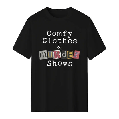 Women's Cotton Lightweight Short-Sleeve Graphic Top - Unique Crime Theme Round Neck Casual T-Shirt for Festivities, Outdoor Fun, Shortsleeve
