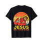 Jesus Has Your Back Jiu Jitsu Retro Christian Men T-Shirt Selected  interesting design DIY short sleeve t-shirt for men, soft and breathable