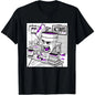 Men's Cotton Relaxed Fit Comfy Codeine Lean Double Cup Styrofoam Purple Drank Cough Syrup T-Shirt, Made in USA, Casual Top