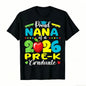 Proud Mommy of 2026 Pre-K Graduate T-Shirt - Casual Round Neck Shirt Suitable for Pre-K Graduation Gift 2026 Themed Apparel Machine Washable for Year-Round Wear for Moms 2026 Summer Short-sleeved Printed T-shirt 180g