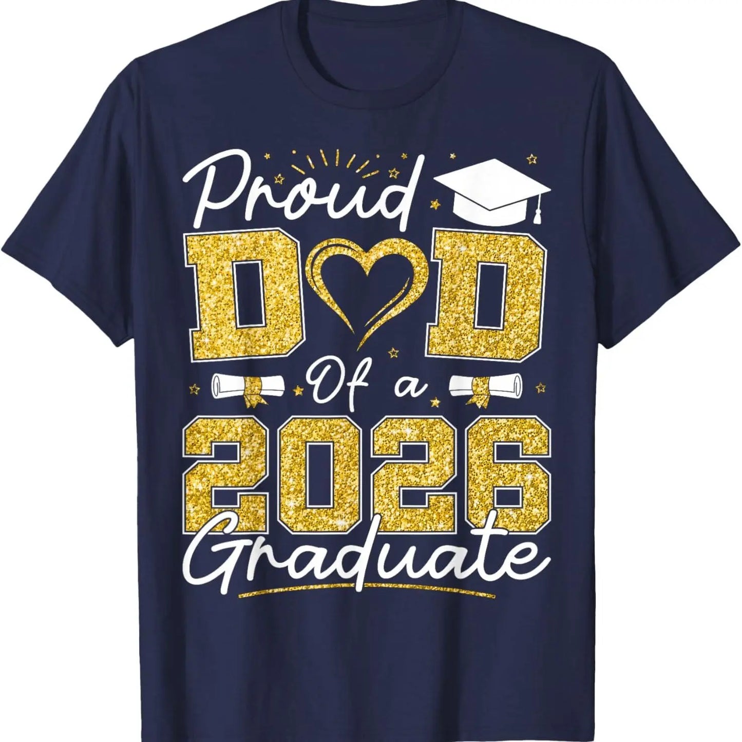 Proud Dad of 2026 Graduate Senior 2026 Grad Family T-Shirt