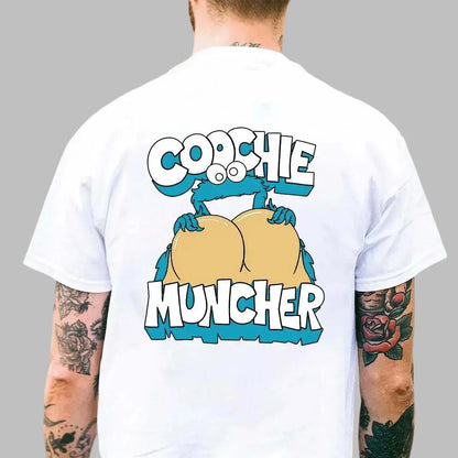 NSFW, dark humor Shirt, Coochie Muncher Printed Men's T-shirt