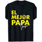 Summer t Shirts Club America "El Mejor Papa" Men's T-Shirt - 100%25 Cotton, Casual Crew Neck