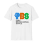 Cotton short sleeve T-shirt Vintage P.B. s T-shirt-retro Public Broadcasting Service tee-70s 80s positiona shirt for classic TV fans