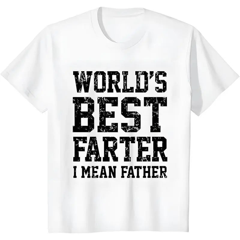 World Best Farter I Mean Father Shirt Gifts for dad  Funny t-Shirt for Men