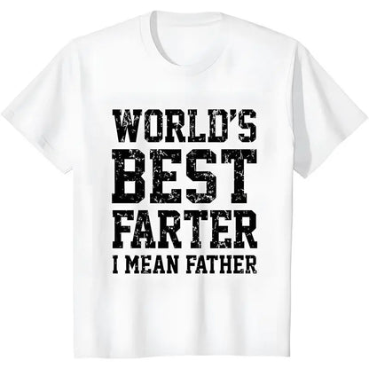 World Best Farter I Mean Father Shirt Gifts for dad  Funny t-Shirt for Men