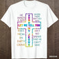 100%25 Cotton Short-Sleeve Round Neck Casual Christian "Let Me Tell You About My Jesus" Bible God Tie-Dye T-Shirt, Casual Sports Tops for Outdoor Activities, Comfortable Sportswear, Shortsleeve