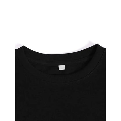 Unisex 100%25 Cotton T-Shirt with Funny Tropical Graphic, Casual Streetwear Style Short-Sleeve Crewneck