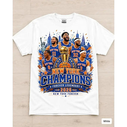 New York 2026 City Shirt, Blue Orange Glory Shirt, NYC Basketball Fan Gift