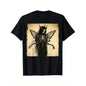 Halloween Skull T-shirt Gothic Fairy Skeleton Butterfly Dark Art T-Shirt Black Grunge Horror Graphic Tee With Ethereal Print Short Sleeve Round Neck Casual Summer Top