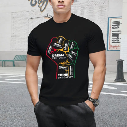 Inspiring Black Leaders Power Fist Hand Black History Month T-Shirt Golf Gift T-Shirt For Men And Women