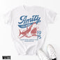 Jaws Amity Island 1975 Unisex Tee, Movie Inspired Gift,  T-Shirt for Film Buffs, Retro Summer Shirt, Vintage Beach Tee