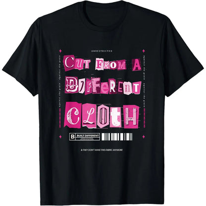 Pink Cut from A Different Cloth Pink Graphic T-Shirt