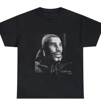 Scorpion x Fortnite Tee, Funny Merch Graphic T-Shirt , Unisex Shirt, Top Menswear Underwear Streetwear Tropical Shortsleeve Crewneck T-Shirt Black Casual