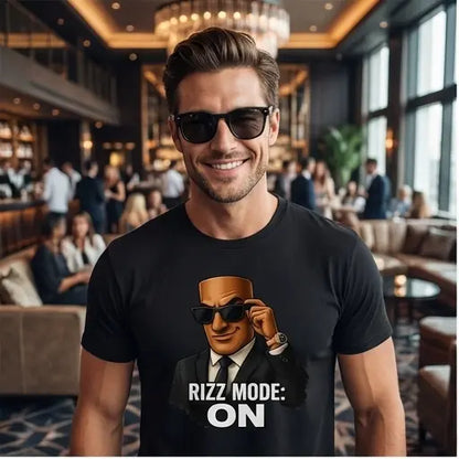 Tung Sahur Rizz Mode On Italian Brainrot Meme T-Shirt