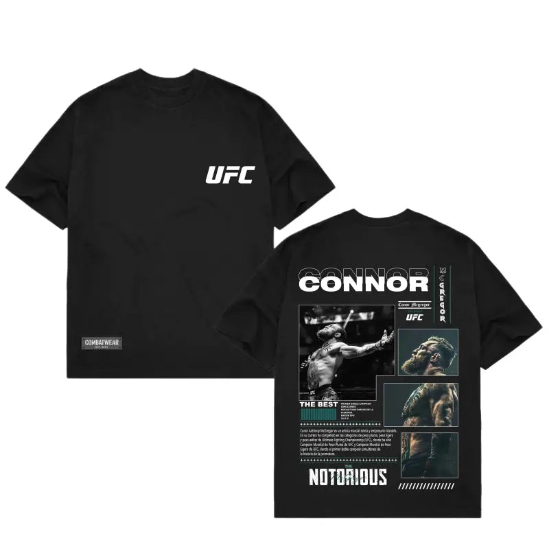 [🥊🔥100%25 cotton]Conor McGregor "The Notorious" UFC MMA Graphic Tee🥊| Combat Sports Gym Wear T-Shirt, Premium Cotton Unisex Streetwear Shirt, Retro Fight Night Apparel, UFC Fan Merch, Training Outfit, Gift for Fighters & MMA Fans