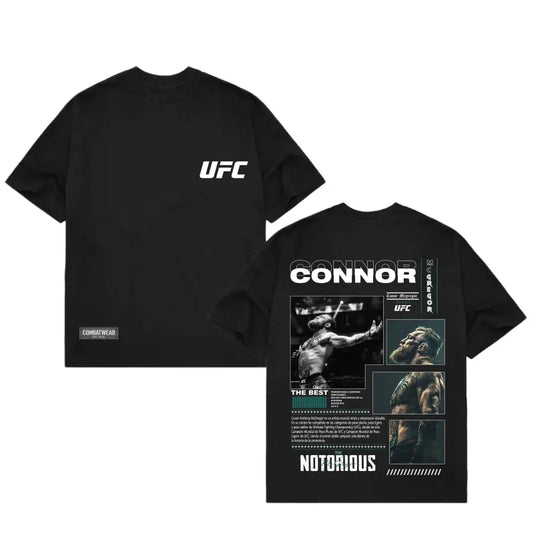 [🥊🔥100%25 cotton]Conor McGregor "The Notorious" UFC MMA Graphic Tee🥊| Combat Sports Gym Wear T-Shirt, Premium Cotton Unisex Streetwear Shirt, Retro Fight Night Apparel, UFC Fan Merch, Training Outfit, Gift for Fighters & MMA Fans