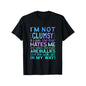 [Funny T Shirt] Ultra Soft Cotton T Shirt | I'm Not Clumsy Funny People saying Sarcastic Gifts T-Shirt, Trendy Tops Short Sleeve, Street Style Short Sleeve Tee, Comfort Fit Men's Tee, Crew Neck Tee, Breathable, Moisture Wicking, Gifts for Men, Women