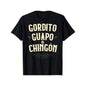 Men's Funny Graphic T-Shirt, 'Chubby Handsome & Awesome' Print Casual Short Sleeve 100%25 Cotton Menswear Top