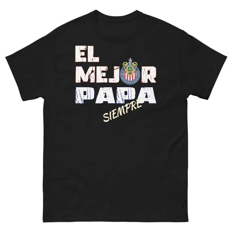 Chivas Guadalajara Soccer Father's Day Graphic Tee Soft Cotton Casual Unisex Top Trendy Streetwear Shirt Funny T Shirts Online