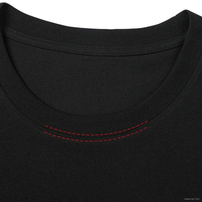 Crewneck Men's Fashion Street Style Casual Trendy Graphic T-Shirt Blue Number 67 Character Mascot with Big Eyes Red Mouth White Shoes Six Seven Text Breathable Lightweight All Seasons