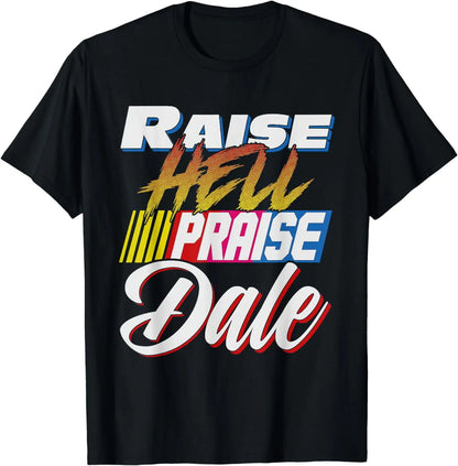 [100%25 Cotton]Raise Hell Praise Dale Retro Vintage T-Shirt