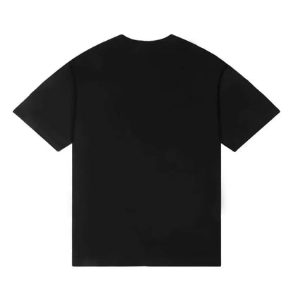 Retro Graphic Print Cotton Tee Music Show Dancing Through The Lightning Strikes T-Shirt