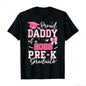 2026 Pre-K Graduation T-Shirt - Proud Mom of Pre-K Graduate, Loose Fit Casual Round Neck Tee with Diploma & Suitable for Pre-K Parties, Achievement Outfit (Comfortable Graduation Attire) Graphic Tshirt