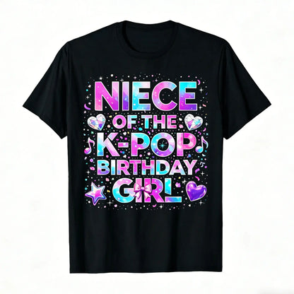 [100%25 Cotton] 100%25 Cotton Sister of The K-Pop Birthday Girls Korean Music T-Shirt