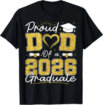 Proud Dad of 2026 Graduate Senior 2026 Grad Family T-Shirt