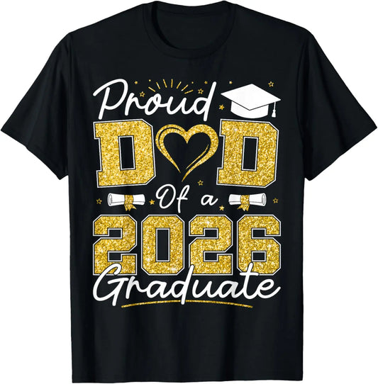 Proud Dad of 2026 Graduate Senior 2026 Grad Family T-Shirt