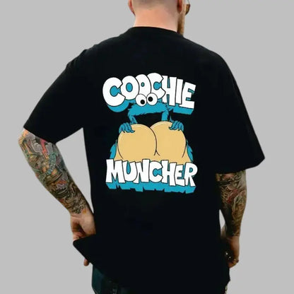 NSFW, dark humor Shirt, Coochie Muncher Printed Men's T-shirt