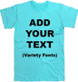 Custom T Shirts Ultra Soft Add Your Text for Men & Women Unisex Cotton T Shirt