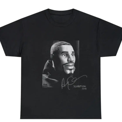 Scorpion x Fortnite Tee, Funny Merch Graphic T-Shirt , Unisex Shirt, Top Menswear Underwear Streetwear Tropical Shortsleeve Crewneck T-Shirt Black Casual
