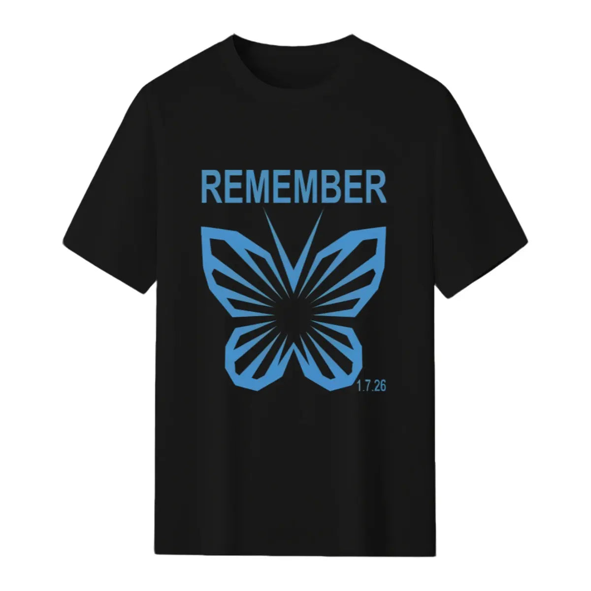 Remember 1 7 26 Blue Butterfly Shirt, Rip Renee Tee, Justice For Renee T-shirt, Renee Nicole Good For T Shirt