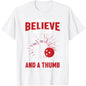 Funny Bowling T-Shirt for Men, 100%25 Cotton Classic Fit Casual Top with Graphic Sport Quote for Bowlers, Casual Menswear