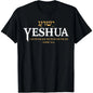 Men's Christian Short Sleeve T-Shirt | Yeshua The Way Truth Life Graphic Print | Soft Breathable 100%25 Cotton Tee for Outdoor Wear, Tshirt