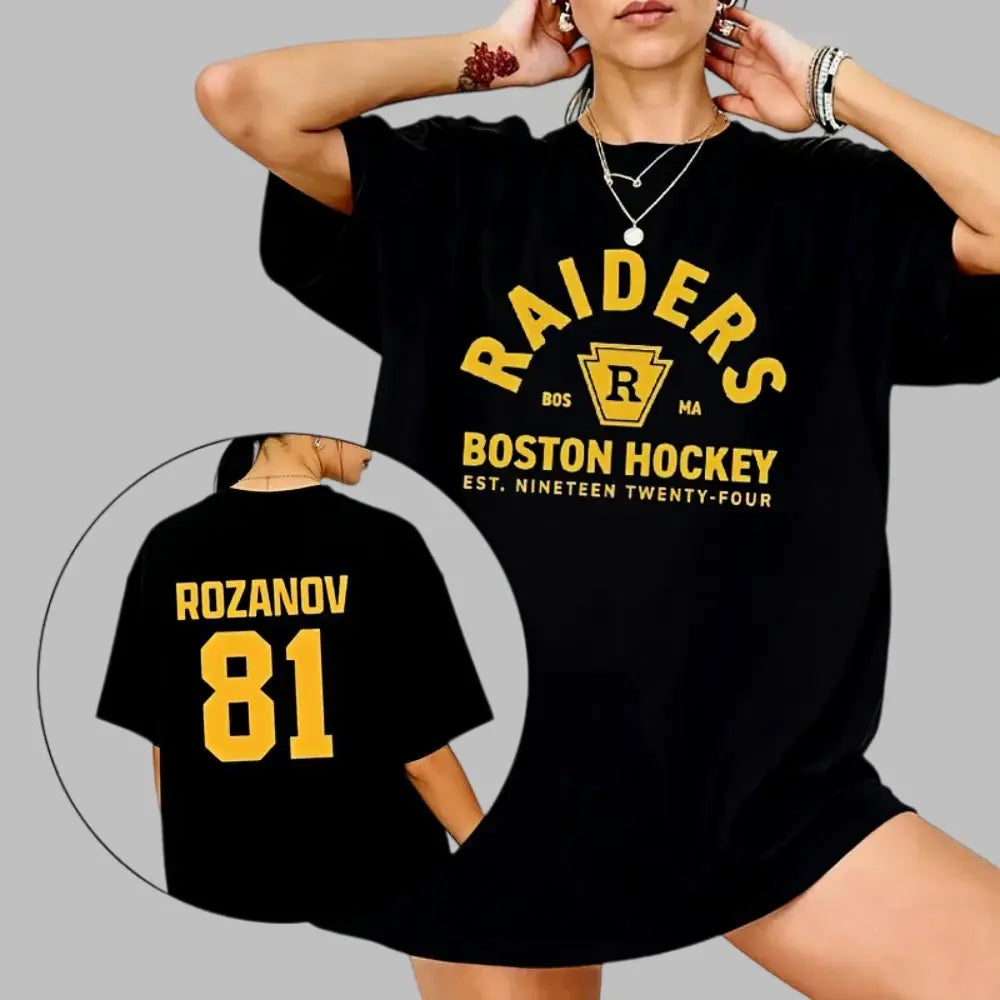 Ilya Rozanov 81-Boston Raiders Tee,Hudson Williams Connor Storrie Shirt, Heated Rivalry, Ilya Rozanov Shane Hollander Shir t |   Unisex Fit Tshirt Printed in USA
