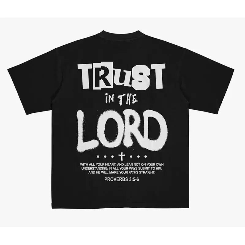 Trust in the Lord Shirt(back), Jesus Paid Random Shirt, Christian t shirts, Vintage I Love Jesus Shirt, Menswear Top Underwear Tshirt Cotton Polyester Top Menswear Y2K Streetwear Graphic TeeUnisex Crew neck T-shirt for Men And Women