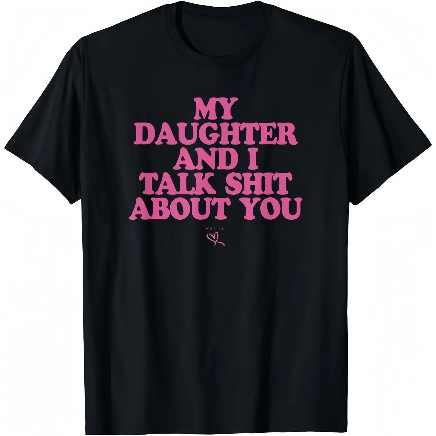 Men's Fitted Short-Sleeve Casual T-Shirt - "My Daughter and I Joke About You" Funny Mom Gift for Everyday Wear tiktokshopspringglowup,summervibes outdoorfun