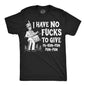 Mens Funny T Shirts I Have No F*cks To Give Pa Rum Pum Pum Pum Sarcastic Christmas Carol Novelty Tee For Men Mens Funny T Shirts Cool Vintage Fashion T-Shirt Gift Classic Menswear Christmas Apparel for Men Black -