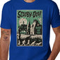 Women's Streetwear Graphic Tee with a Scary House Mystery Cartoon Print, Casual Black Short Sleeve Top