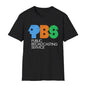 Cotton short sleeve T-shirt Vintage P.B. s T-shirt-retro Public Broadcasting Service tee-70s 80s positiona shirt for classic TV fans